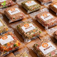 Sachets sous vide personnalisés imprimés haute barrière stérilisables de qualité alimentaire pour aliments frais pour chiens, sachets rétractables pour aliments humides pour animaux de compagnie