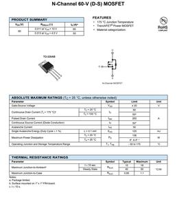 IRFZ44Z IRFZ44ZPBF <span class=keywords><strong>IRFZ44V</strong></span> IRFZ44VPBF IRFZ44VZ IRFZ44VZPBF 60A 60V N-channel ทรานซิสเตอร์ Mosfet - Product Image 2