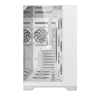 Estilo popular Gaming Pc Case Full Tower Gabinete de computadora de escritorio Funda de computadora Funda blanca
