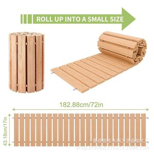Caminos de Jardín de Madera, Pasarelas para Patio Exterior, Resistentes al Agua, Decorativas, Estilo Minimalista, de 12 Pulgadas o Más - Product Image 2