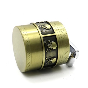 Nuevo Molinillo de Hierbas y Tabaco <span class=keywords><strong>Funway</strong></span> de 55 mm y 4 Capas, de Aleación de Zinc, para Cigarrillos y Especias - Product Image 4