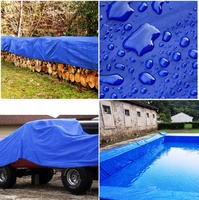 Rouleau de bâche imperméable 4mx50m, bâche PE personnalisée 4mx6m pour tente extérieure, auvent, couverture de camion