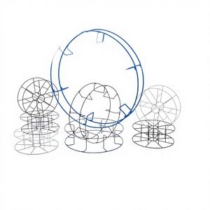 Bandeja de cesta de alambre recubierta de polvo de acero dulce de grado industrial Soporte personalizado OEM/ODM para soldadura organizada de bobina segura - Product Image 1