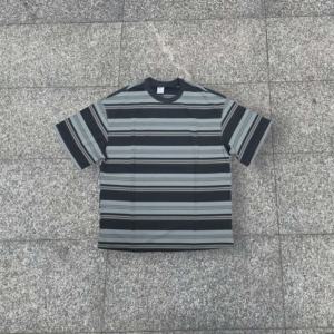 Camisetas de Hombre Vintage a Rayas, 280g, 100% Algodón, Impresión Serigrafiada, Ecológicas, Manga Corta, Talla Grande - Product Image 1