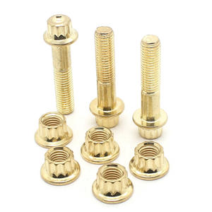 Dadi flangiati M7 in acciaio personalizzati OEM 12 dadi a punta per ruota - Product Image 1