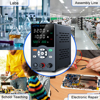 Alimentation DC réglable Wanptek GC3010H 30V 10A, source de laboratoire haute précision avec charge rapide USB