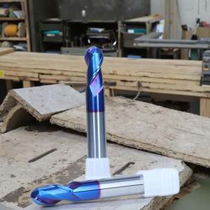 Fresa de extremo esférico de 8 mm extra larga, HRC 65, de carburo sólido - Product Image 6