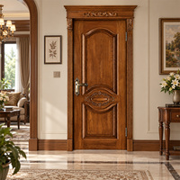 Porte en bois massif sculptée à la main, finition moderne, de haute qualité, pour l'intérieur, étanche, garantie 5 ans, pour villa