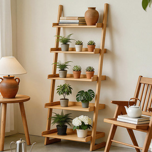 Floor-standing flower <b>stand</b>, balcony-specific tiered folding flower <b>stand</b>, simple flower <b>pot</b> plant rack, multi-layer storage - Product Image 3