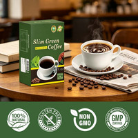 Café Vert Minceur Antioxydant au Ganoderma en Poudre Instantanée 10g (10 Sachets) – Café Herbal pour la Gestion du Poids – OEM ODM Marque Privée Vente en Gros