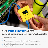 NOUVEAU ! Testeur PoE GEN2.5 Testeur PoE en ligne Détecteur PoE Tester la puissance réelle nécessaire Affichage OLED Test UPOE 802.3af/at