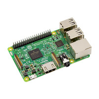 Raspberry Pi 3 versión RS, placa de desarrollo, 1GB, 1,2 GHz, 64 bits, Quad Core, CPU, WiFi y blueteers