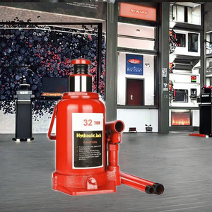 Juego de herramientas hidráulicas estándar de 50T, de hierro, para elevación y construcción, con botella de admisión neutral y elevación colorida. - Product Image 4