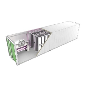 Serre hydroponique intelligente en conteneur maritime de 40 pieds, machine à fourrage, laitue, composants automatiques de moteur et d'entraînement - Product Image 4