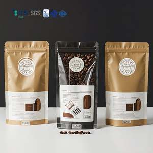 Sacs en plastique recyclables personnalisés Doypack thé café pour l'emballage de sacs à fermeture éclair mate en feuille d'aluminium pochettes anti-odeur - Product Image 4