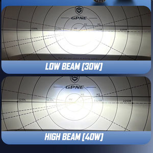 GPNE Factory 40W 12V F20 LED luz antiniebla coches 2 pulgadas aluminio doble lente 6000K luz blanca 3000K luz amarilla faro toyot - Product Image 3