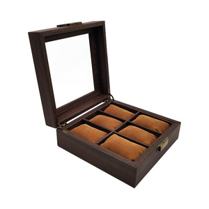 Wooden <b>Watch</b> Box 20.5x20.5x8.5cm Integrated Display Storage <b>Case</b> Rectangle Shape For <b>Watch</b> Collection - Product Image 3
