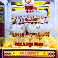 Arcadix Machine à prix rotative à monnayeur, machine à cadeaux à pinces, jeu d'arcade pour parcs d'attractions et centres commerciaux