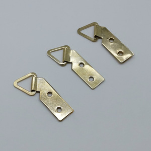 Eye Slip <b>Hook</b> Iron Galvanized Double Hole Triangular Hanging Ring For General Industry Use - Product Image 3