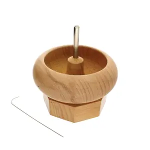 DIY arts crafts jewelry making supplies wooden bowl beading spinner bead stringing machine