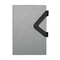 Cahier de notes d'affaires en cuir PU Surface confortable avec V Lock