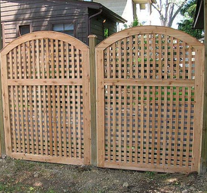 Panneaux de clôture en treillis de bois (écran d'intimité) - Product Image 6