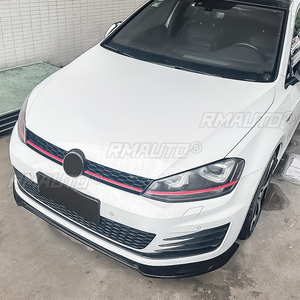3 pièces pour Volkswagen Golf7 MK7 GTI R Rline 2014-2017, séparateur de pare-chocs avant, diffuseur, kit carrosserie, spoiler, accessoires de rétrofit - Product Image 5