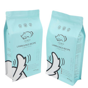 Sacs d'emballage pour aliments pour animaux de compagnie (chats et chiens) personnalisables, écologiques, avec soufflet et fermeture éclair, en MOPP+Kraft+PET+PE, couleur personnalisée, directement de l'usine - Product Image 3