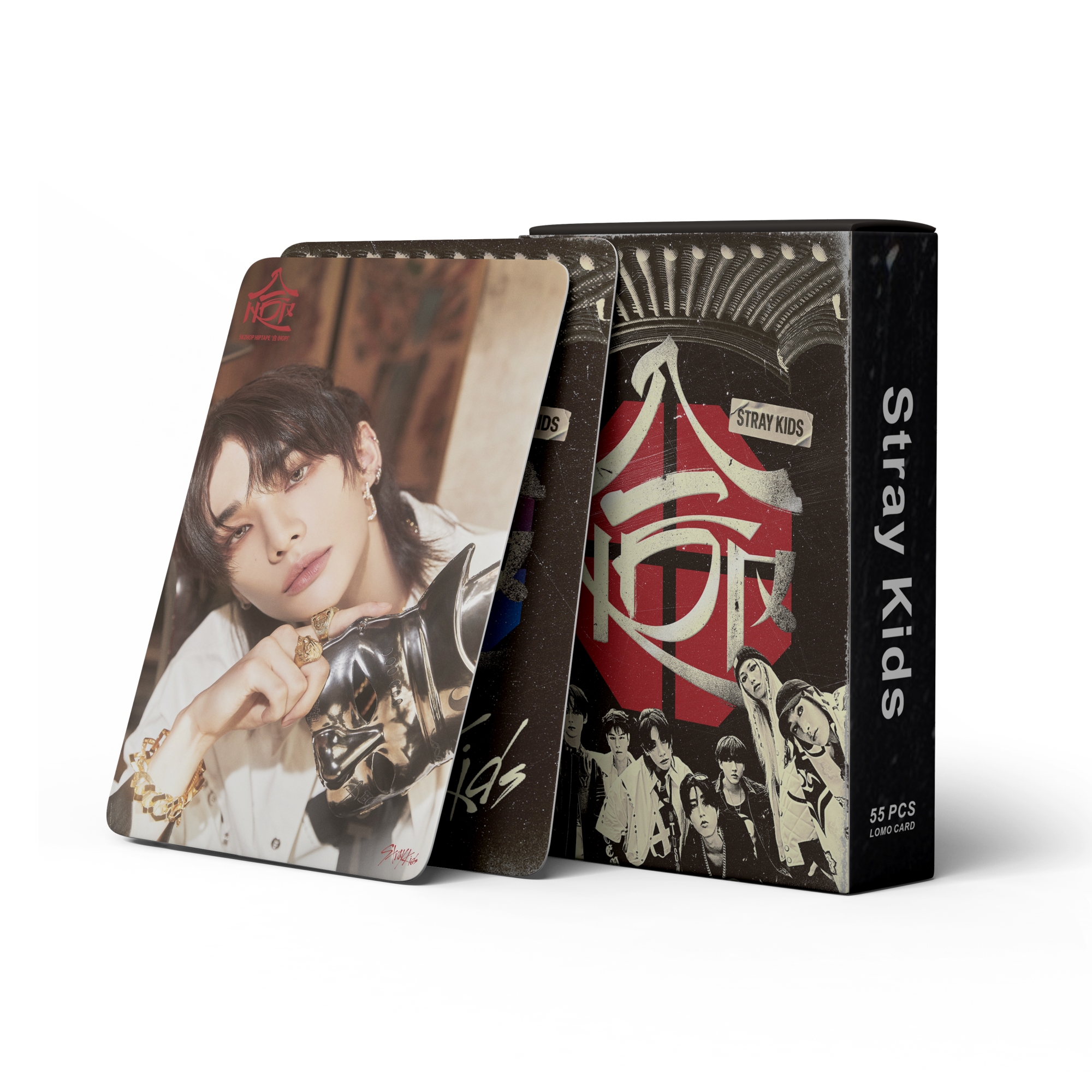 KPOP Idol 55pcs/box Stray Kids Mixtape HOP Photocard Laser Lomo Card
