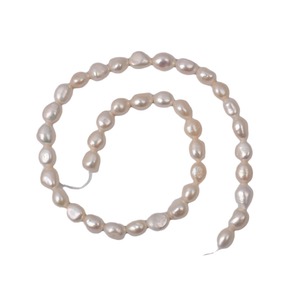 Perles d'eau douce naturelles de forme baroque, de 3 à 9 mm, à forte luminosité, sans défaut, à deux faces, pour la fabrication de bijoux en vrac - Product Image 5