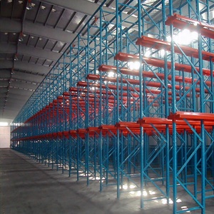 Sistema di Racking Pallet Drive-In a 5 livelli ad alta densità di stoccaggio resistente resistente In acciaio prezzo diretto della fabbrica - Product Image 5