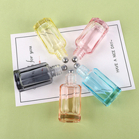 Vente chaude Roller Ball Bouteille En Verre 3ml 6ml 10ml 12ml Vide Rouleau En Verre sur Bouteille Voyage Massage Bouteille D'huile