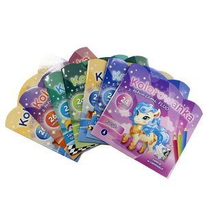<span class=keywords><strong>Livre</strong></span> de coloriage personnalisé d'usine pour enfants <span class=keywords><strong>livre</strong></span> de <span class=keywords><strong>dessin</strong></span> animé mignon licorne cheval arc-en-ciel enfants livres de coloriage simples - Product Image 2