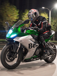 Traje de Motociclismo Deportivo Impermeable y Cortavientos <span class=keywords><strong>para</strong></span> Exteriores, Chaqueta y Pantalón Textil <span class=keywords><strong>para</strong></span> Motocicleta, Traje de Carreras <span class=keywords><strong>para</strong></span> Motociclistas - Product Image 4