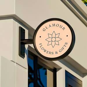 Double Sided <b>Light</b> Box Signage, Led Blade <b>Sign</b>,Round <b>Light</b> Box Store Front <b>Sign</b>,LED <b>Light</b> Box <b>Sign</b> Board,Outdoor <b>Sign</b> - Product Image 4