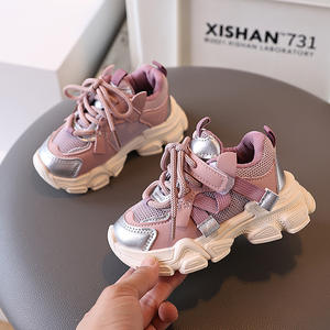 2025 yeni Unisex bebek Sneaker yüksek kalite kaymaz yürüyüş ayakkabıları 1-6 Yeas nefes bahar çocuk spor ayakkabı - Product Image 6