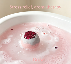 Private Label Organic Rose Lavender Epsom Salt <b>Bath</b> Bomb Fizzy <b>Bath</b> Salt for Relaxation Sleep Aid Stress Relief Body Care Gift - Product Image 2