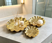 Support de plateau en métal texturé martelé, plateau de présentation multi-usages pour desserts, bijoux, décoration de table de mariage ou de fête