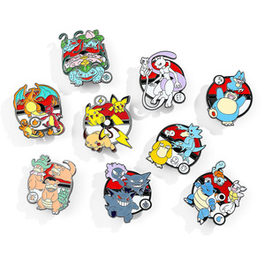 Insigne en métal d'anime japonais Elf <span class=keywords><strong>Pikachu</strong></span> Broche Fashion Cartoon Character Pocket Monster Soft Enamel Pins - Product Image 2