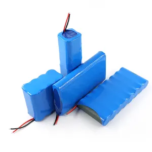 Rechargeable batterie Au Lithium ion ICR18650 7.4V 11.1v 12v 14.8v 4400mAh 8800mAh li-ion batterie pour radio