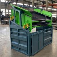 Machine de criblage vibratoire de type boîte SL-VS70, robuste, à 2 niveaux, pour le criblage de terre et de sable pour chargeuses compactes
