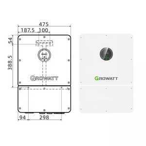 Onduleur solaire hybride <span class=keywords><strong>Growatt</strong></span> Wit 4-15K-Hu 10Kw 12Kw 15Kw triphasé à onde sinusoïdale pure pour l'Irak - Product Image 4