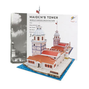Puzzle 3D en papier des monuments mondialement connus, jouet pour enfants, assemblage <span class=keywords><strong>de</strong></span> puzzle, modèle DIY - Product Image 4