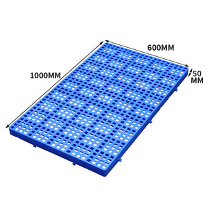 LEADLOONG 1000*600*30mm Planche <span class=keywords><strong>de</strong></span> <span class=keywords><strong>coussin</strong></span> à lamelles en plastique HDPE simple face pour cuisine, entrepôt, supermarché - Product Image 1
