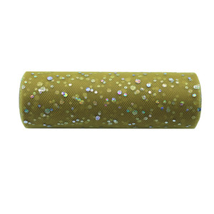 Rotolo di Rete Americana in Poliestere 15cm*10 Yards con Glitter Laser, per Gonne Tutu, Fiocchi a Farfalla, Decorazioni Natalizie e Matrimoniali CN/FUJ - Product Image 6