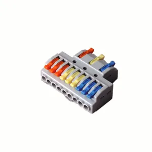 KV series 3 in 9 out color handle wire connector