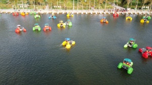 Prix bas pour tricycles aquatiques chinois, bateaux à pédales en plastique pour plongeurs, légers et durables - Product Image 4
