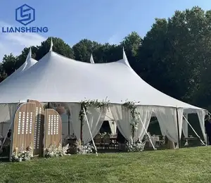 Traditional Wedding Event Party Banquet Outdoor Sperry Sailcloth Tents For Sales