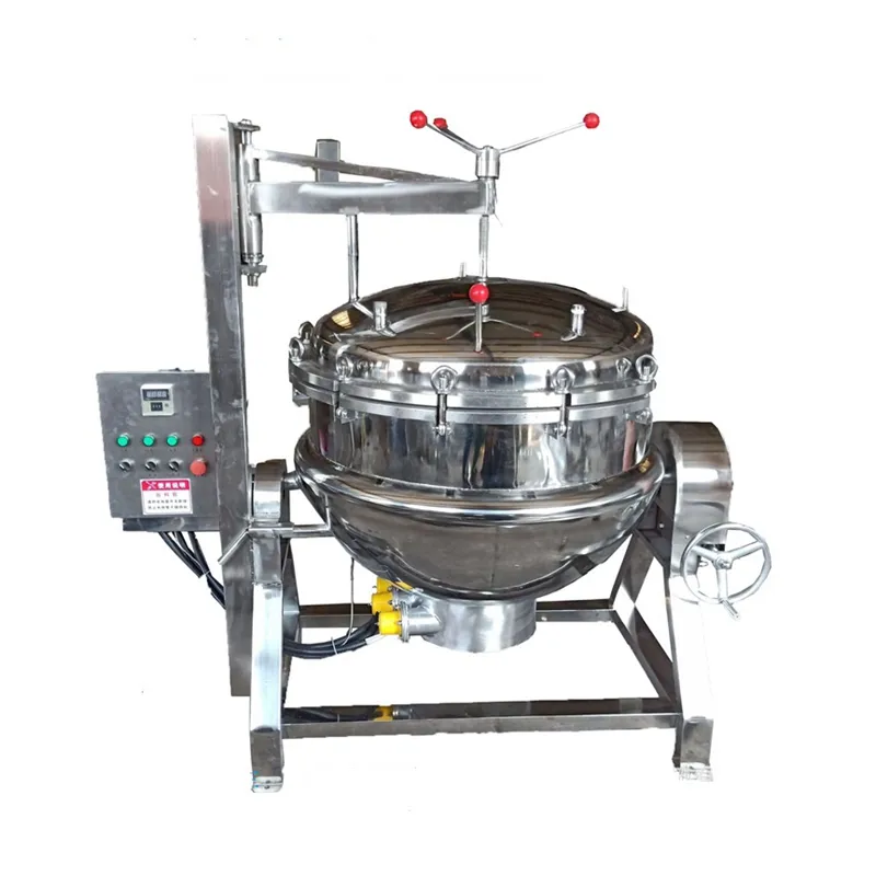 Tilting type meat cooking high pressure jacketed kettle meat cooking jacketed kettle