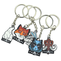 Chine porte-clés fabricants porte-clés en alliage de Zinc fournitures personnalisé Anime doux émail porte-clés personnalisé fabricant de porte-clés en métal